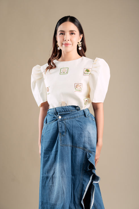 Zen Casuals: Sora Denim Skirt